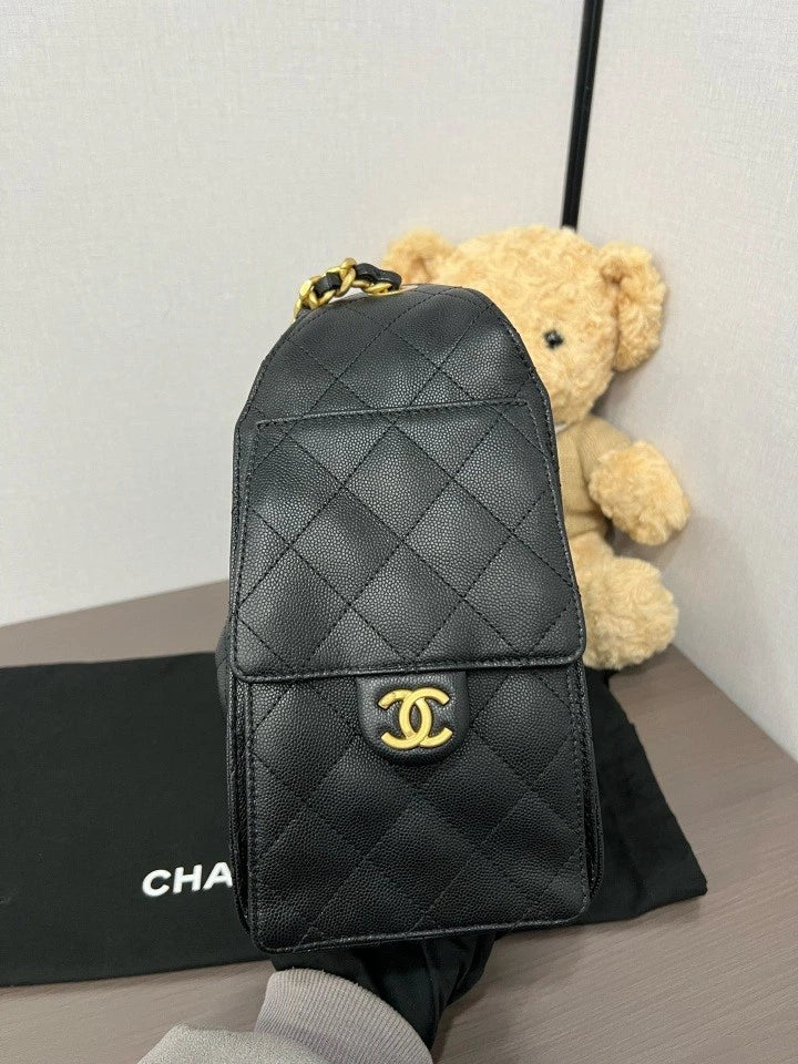 CHANEL Black 25Bag Shoulder Tote Bag For Women