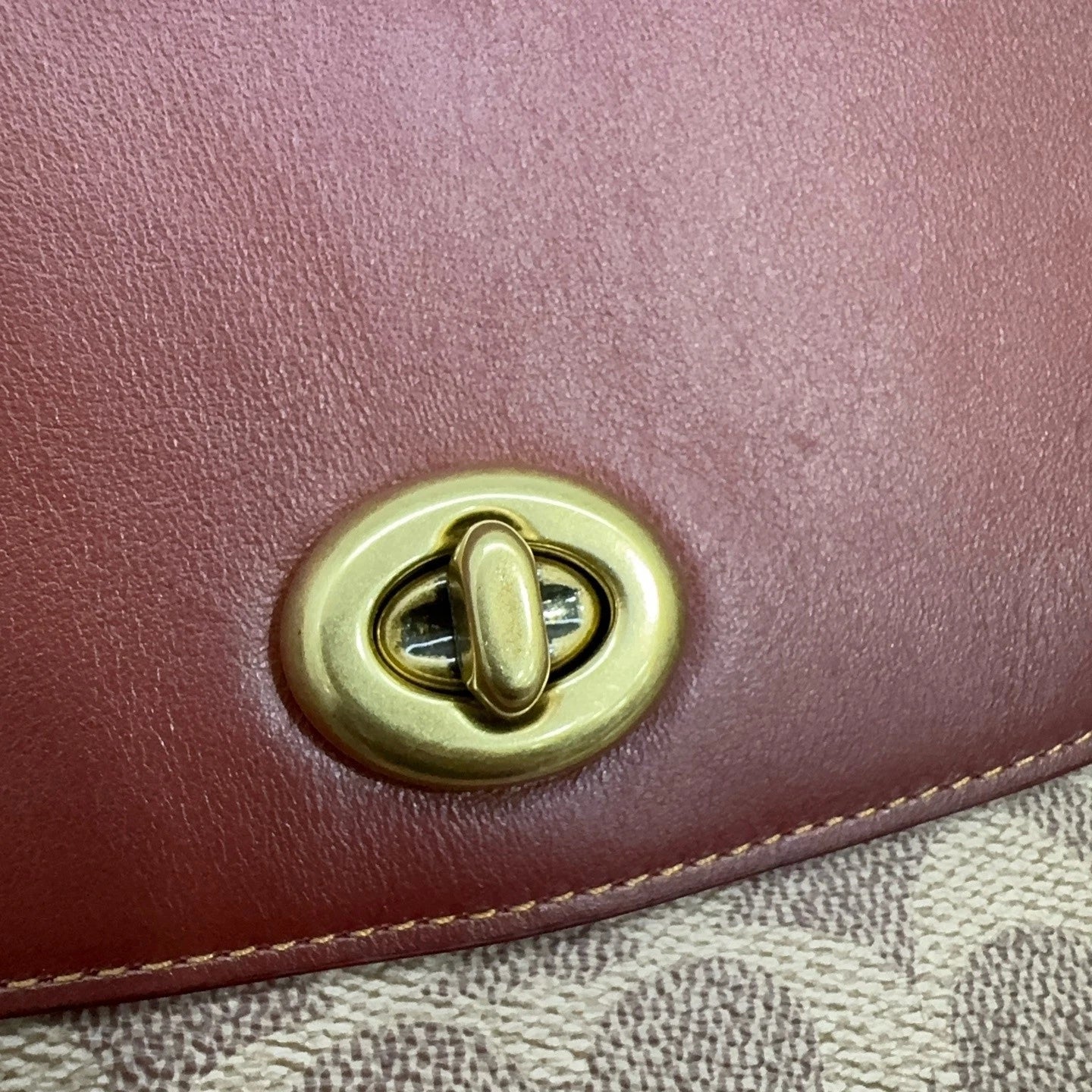 Coach Canvas Women's Colorblock Monogram Messenger Shoulder Crossbody Handbag
