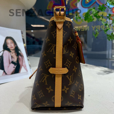 Louis Vuitton Carryall PM Monogram Shoulder Bag Classic Women