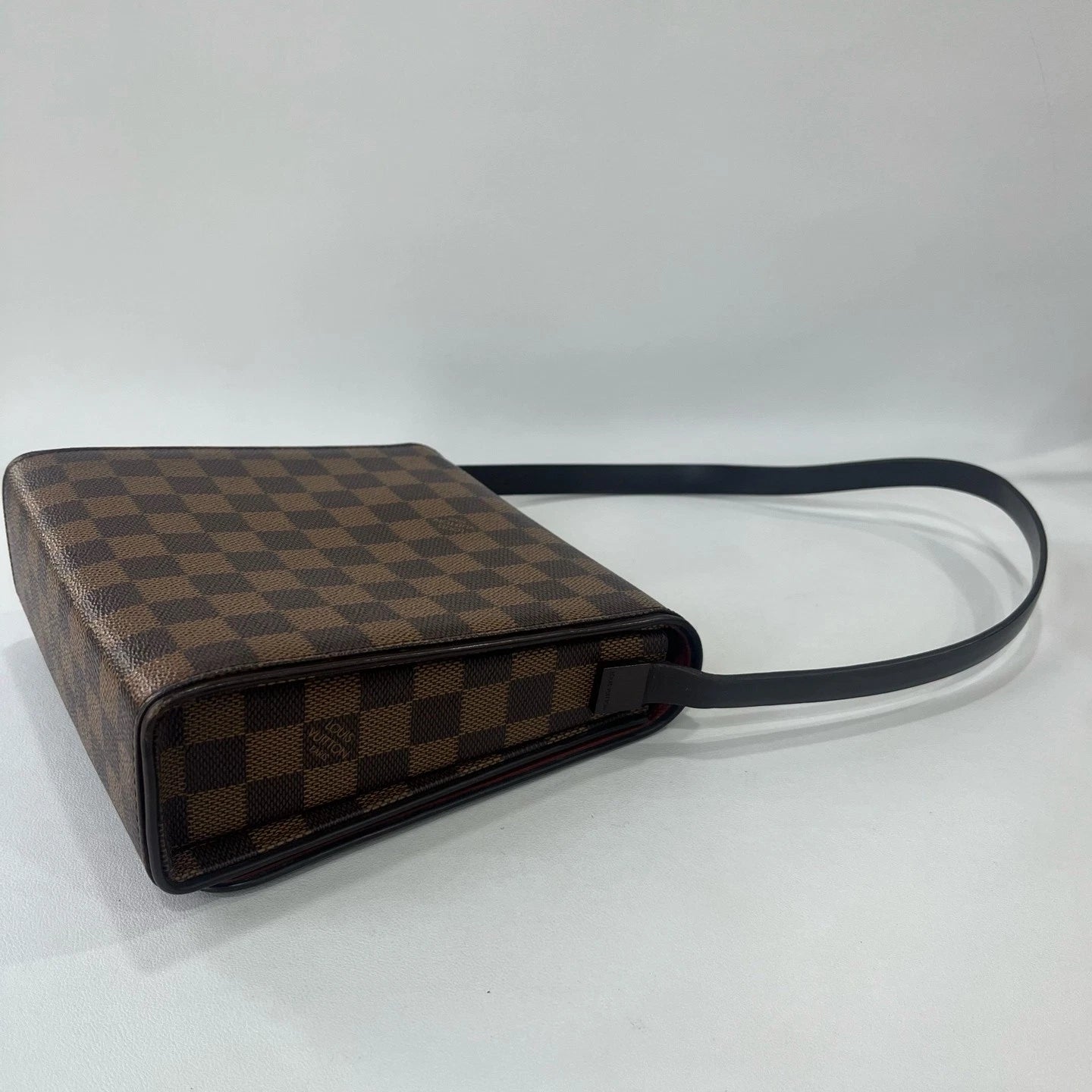 Louis Vuitton Damier Canvas Flap Shoulder Bag For Women