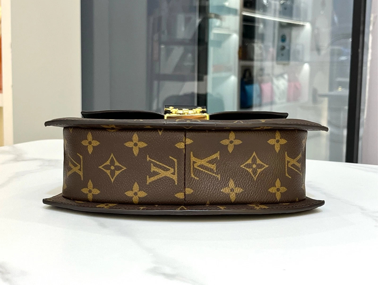 Louis Vuitton Classic Monogram Top Handle Bag For Women
