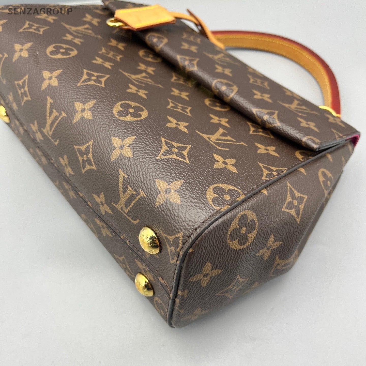 Louis Vuitton Cluny bb PM Monogram Top Handle 2way Shoulder bag Brown Women