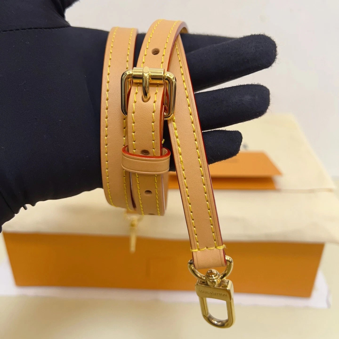 Louis Vuitton Side Trunk MM Monogram Top Handle Shoulder Bag Brown Gold