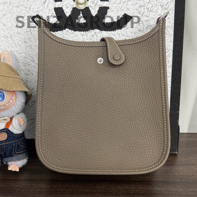 Hermès Evelyne Mini Bag Grey Silver Hardware Shoulder Crossbody Classic Women