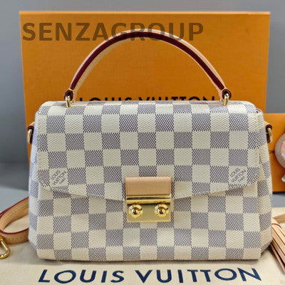 Louis Vuitton Damier Ebene Canvas Pochette Metis Messenger Bag Gold