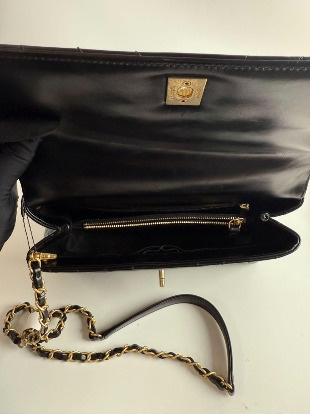 SJ0001CHANEL Leather Shoulder Bags Coco Handle Black Caviar Top Handle Bag