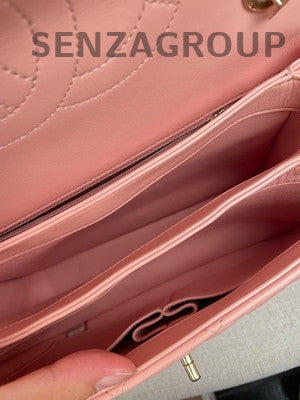 Chanel Trendy CC Medium Pink Gold Chain Shoulder Bag