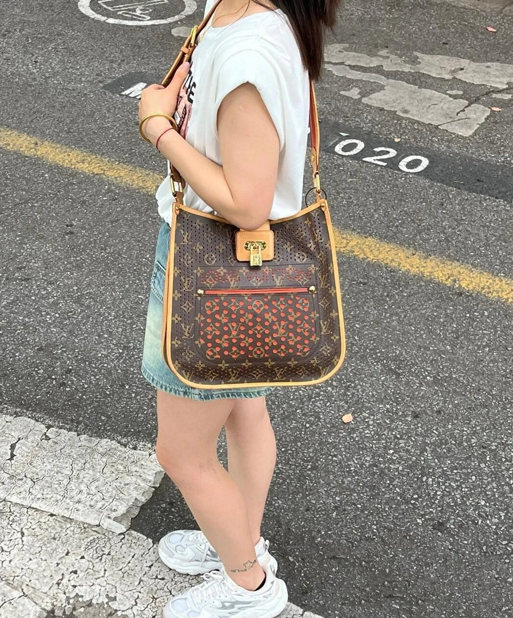 Louis Vuitton Cut Out Monogram Canvas Crossbody For Women