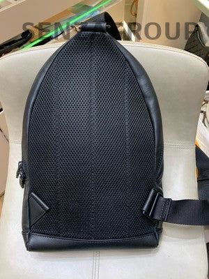 Louis Vuitton Racer Chest Crossbody Bag Black Monogram Men's Classic
