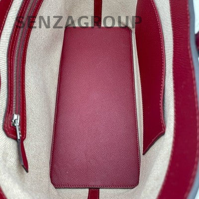 Hermès Maxi Cabas 30 Tote Handbag Blue Red Women's Fashion