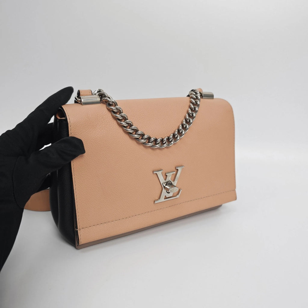 Louis Vuitton Tri-color Lockme BB Chain Crossbody Bag For Women