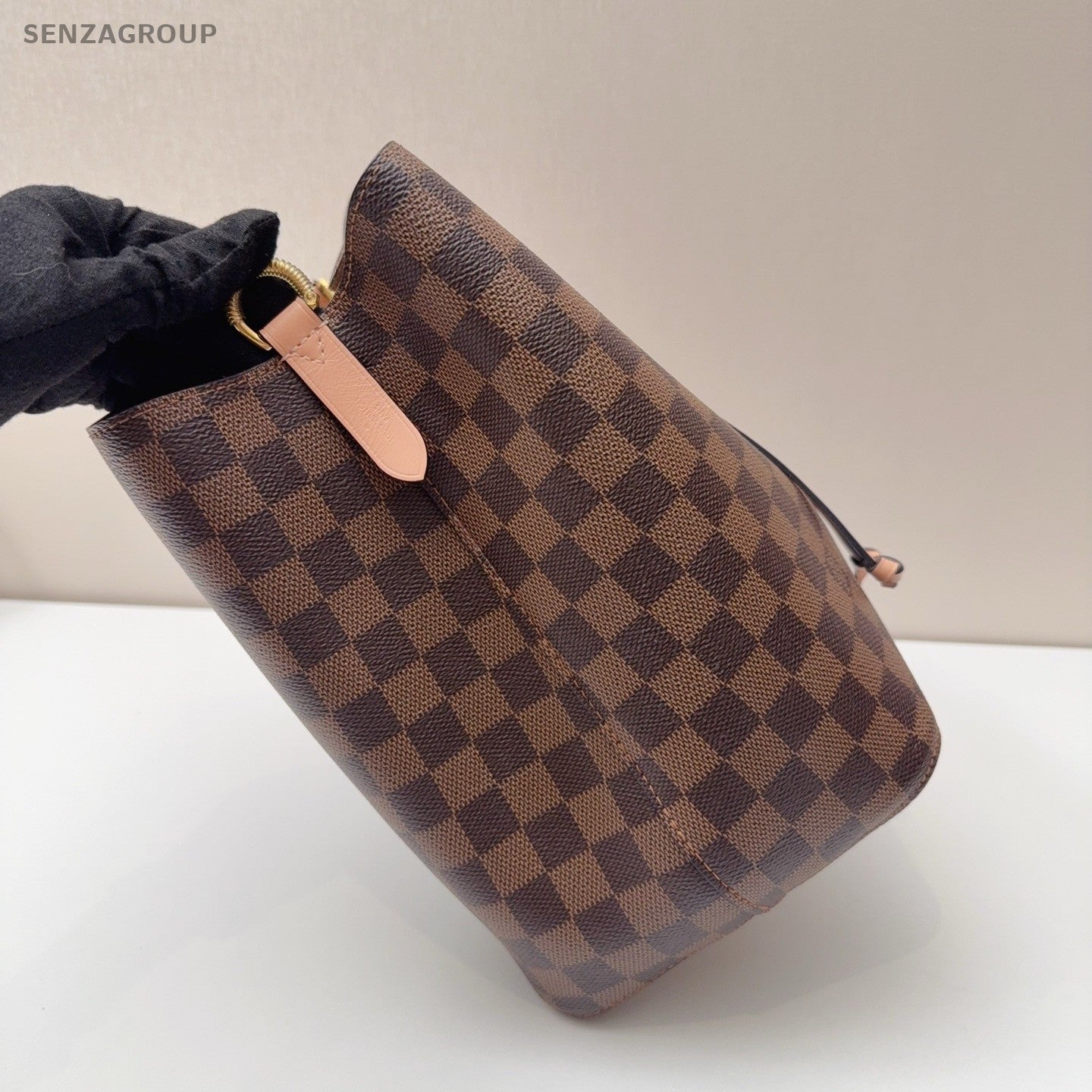 Louis Vuitton NeoNoe Damier Ebene Drawstring Shoulder bag Brown Women Classic
