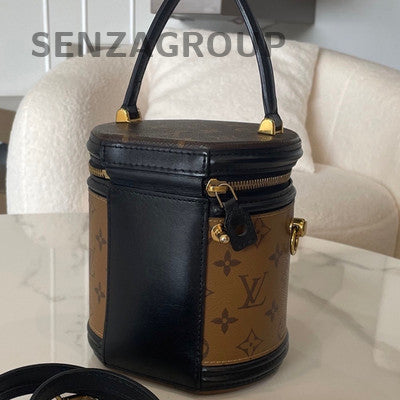 Louis Vuitton Monogram Cannes Bag Brown Gold Buckle Women's Classic Fashion