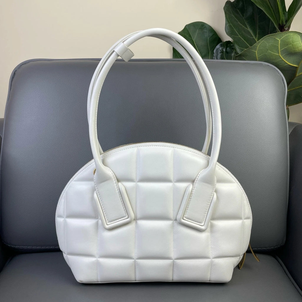 Bottega Veneta Swoop Shell Calfskin Crossbody Handbag For Women