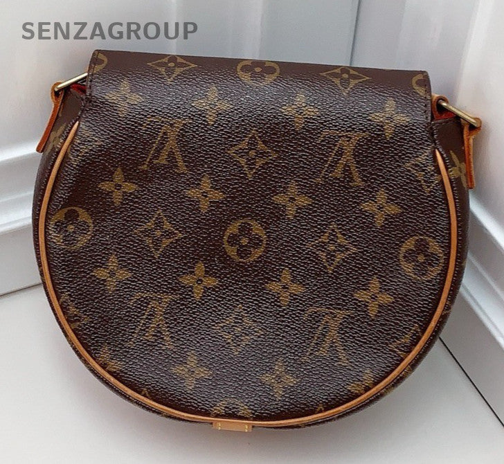 Louis Vuitton Monogram Vintage Red Brown Shoulder Bag Used Women Classic