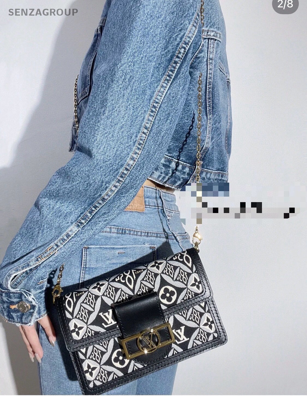 Louis Vuitton Dauphine woc 1854 Limited Edition Chain Shoulder bag Women Black