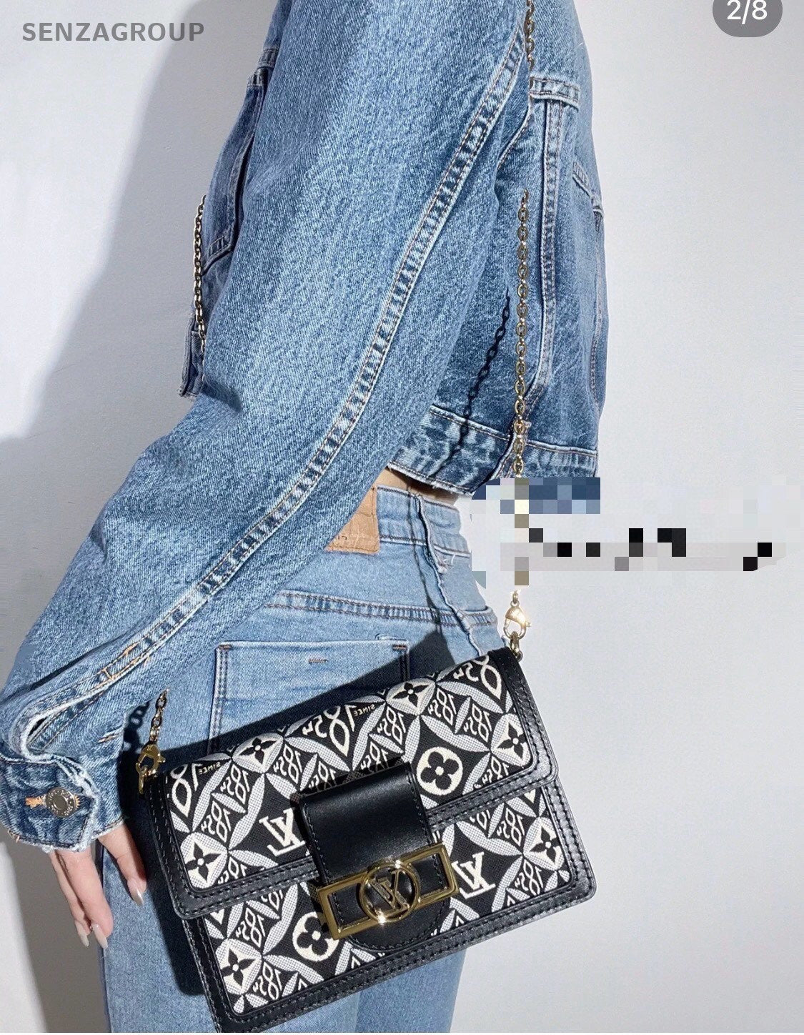 Louis Vuitton Dauphine woc 1854 Limited Edition Chain Shoulder bag Women Black
