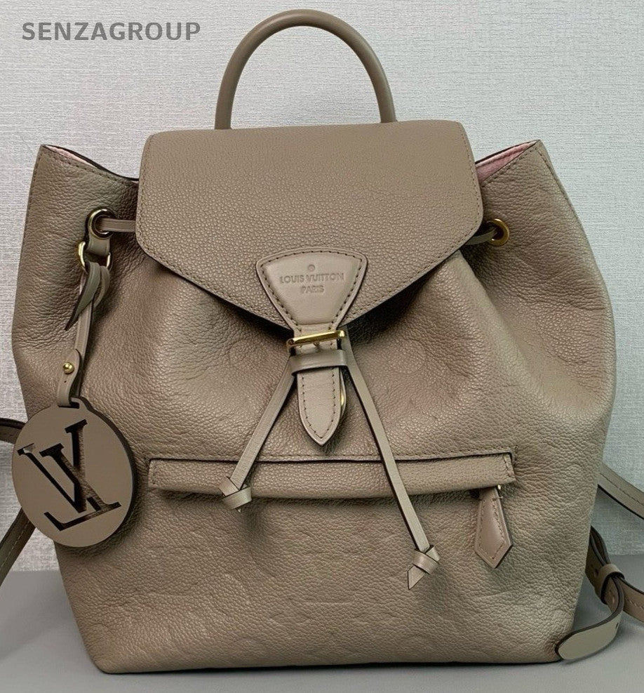 Louis Vuitton Montsouris Backpack Elephant Grey Alomost Brand NEW Chip Version