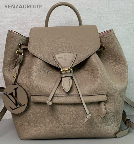 Louis Vuitton Montsouris Backpack Elephant Grey Alomost Brand NEW Chip Version