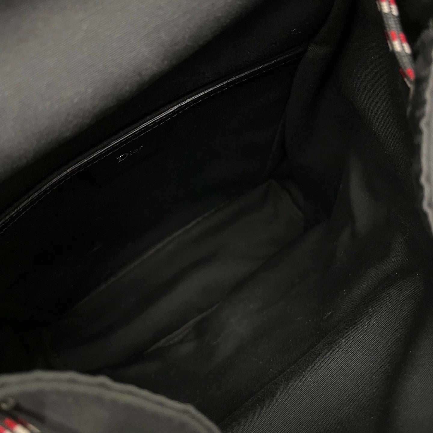 Christian Dior Color String Backpack Black Women