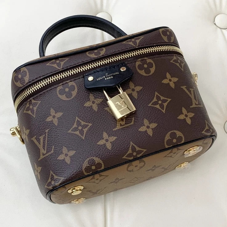 Louis Vuitton Vanity Monogram Crossbody Top Handle Excellent
