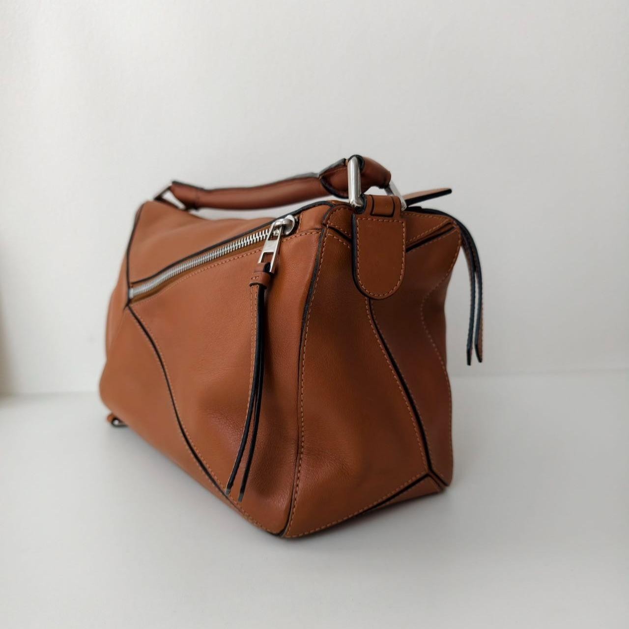 SJ0001 Loewe puzzle bag Brown MM
