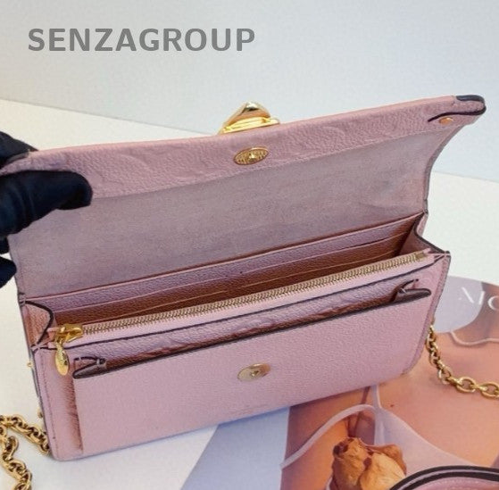 Louis Vuitton Vavin WOC Chain Shoulder Bag Crossbody Pink Gold Women Classic