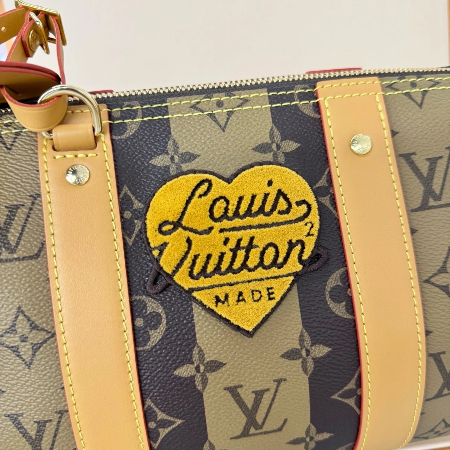 New Louis Vuitton x Nigo Keepall City Canvas Handbag For Women