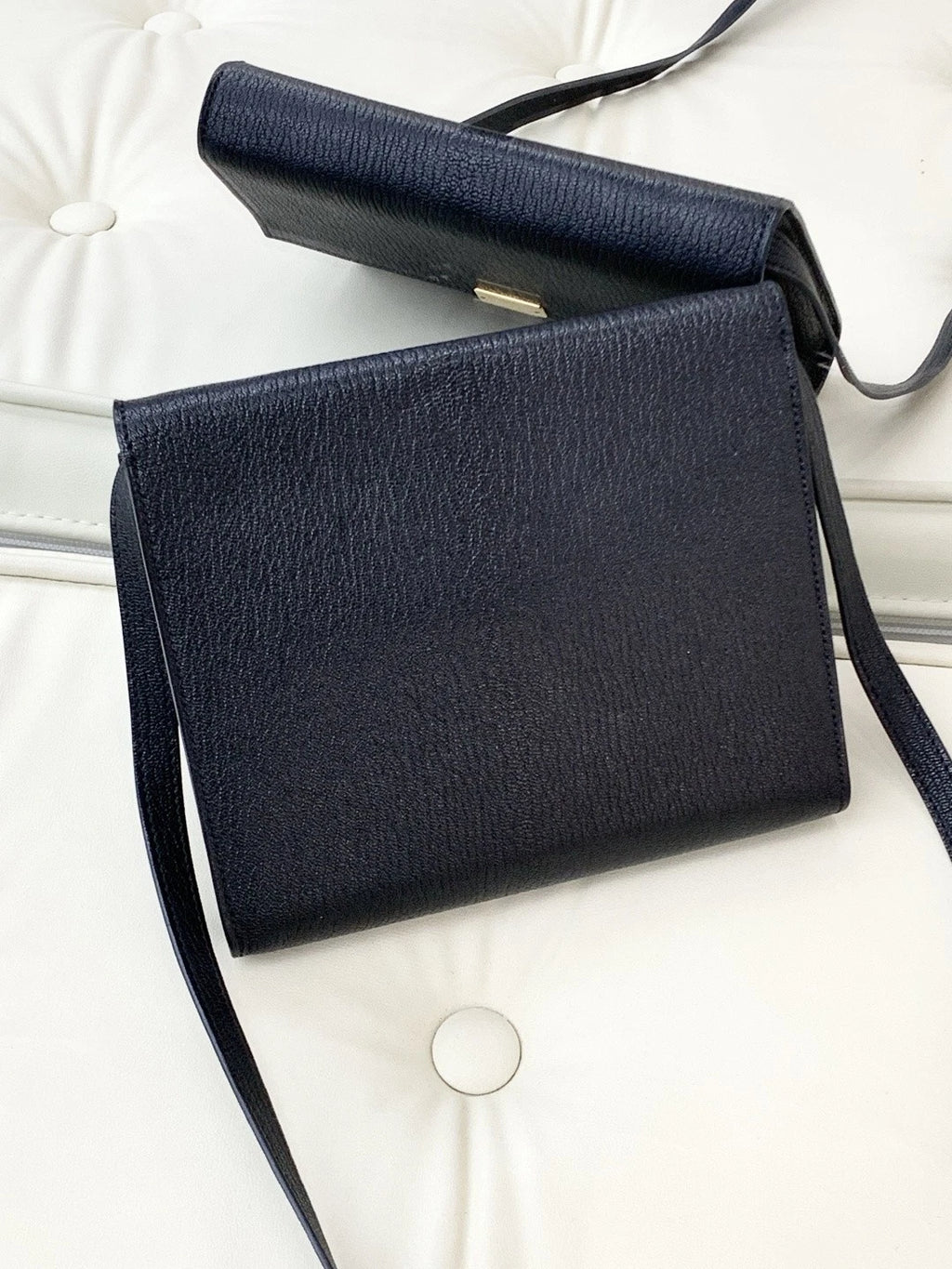 Hermes Clic 16 Evercolor Goatskin Shoulder Crossbody Bag Black Women S