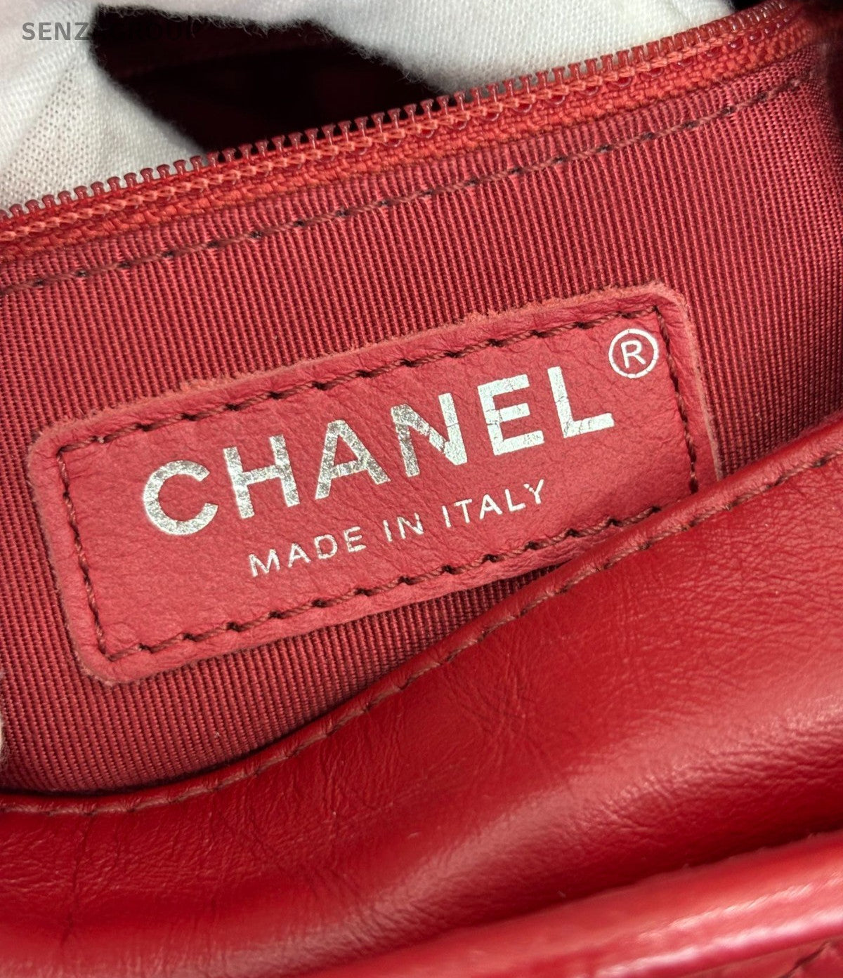 Chanel Gabrielle PM Quilted Leather Hobo Shoulder Crossbody Bag Deep Red Women