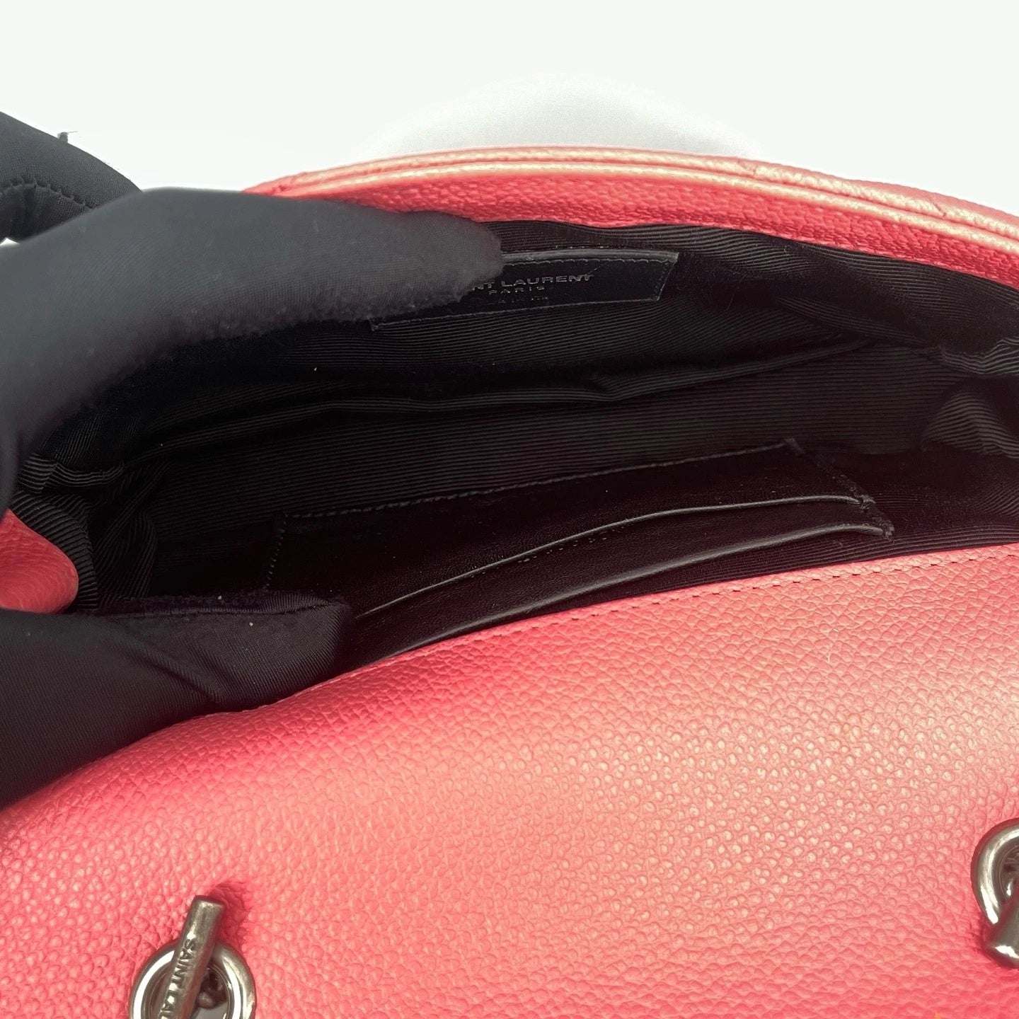 YSL Pink Leather Mini College Crossbody For Women