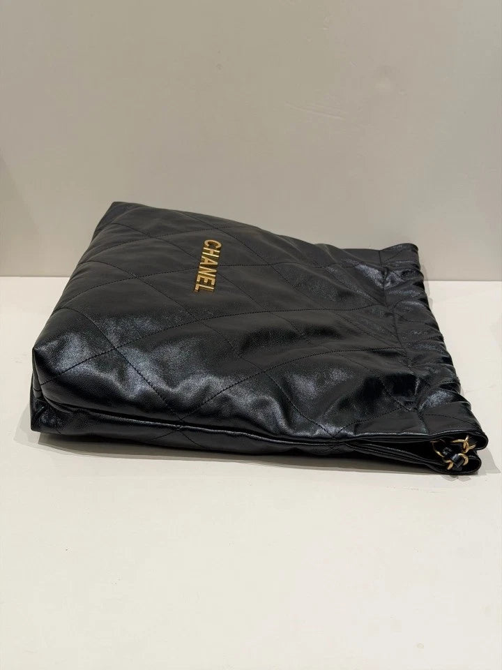 CHANEL 22Bag Black Medium Tote Shoulder Bag For Women