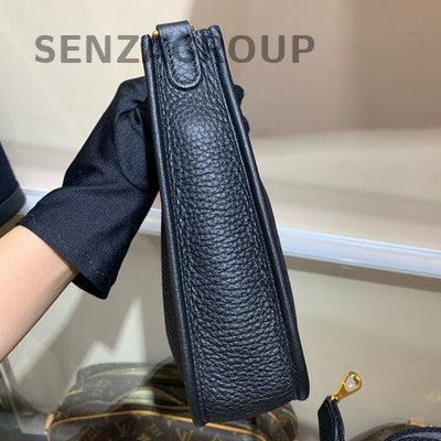 Hermès Evelyne Mini Black Gold Shoulder Crossbody Bag Classic Fashion