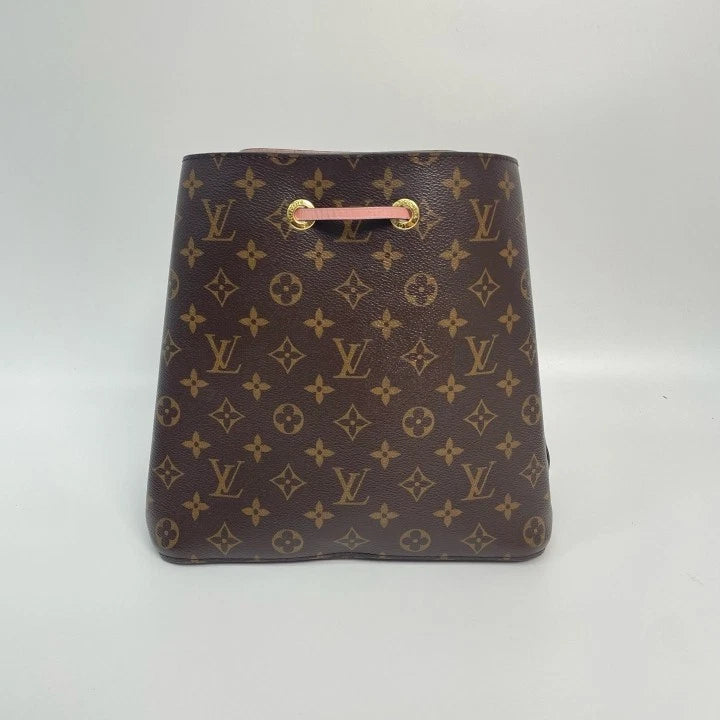 Louis Vuitton NeoNoe Pink Canvas Bucket Bag For Women