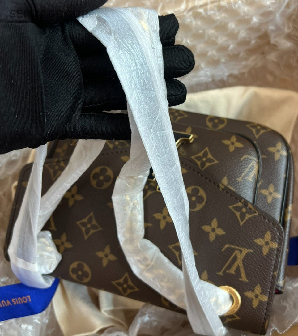 Louis Vuitton Monogram Logo PASSY Brown Shoulder bag Crossbody Alomost brand new