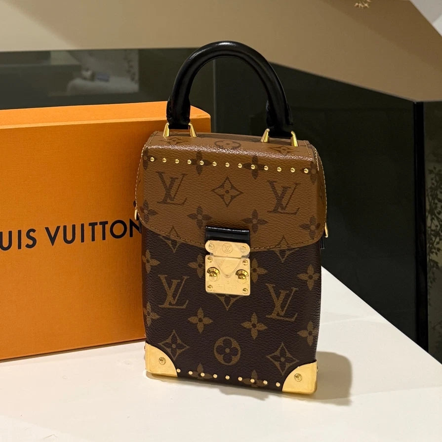 Louis Vuitton Camera Box Monogram Handbag Brown - Classic Women's Bag