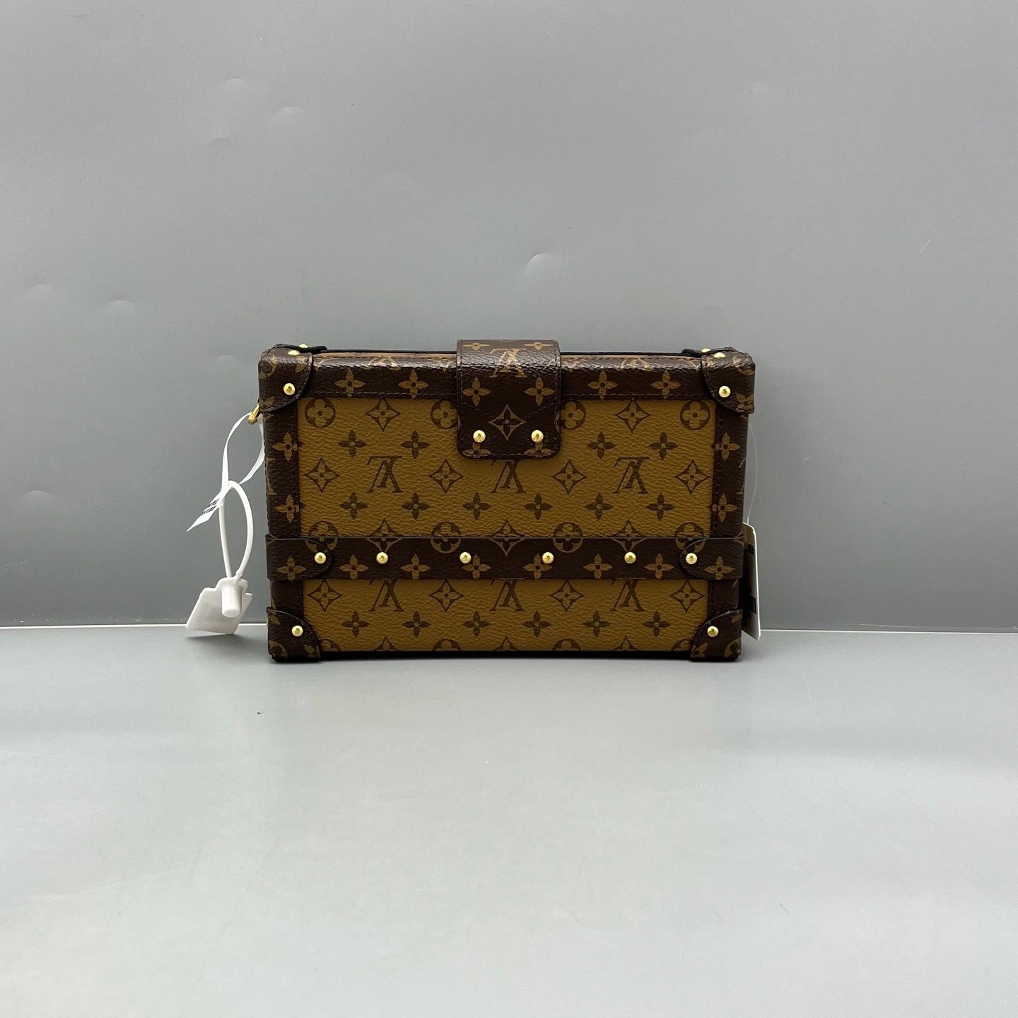 Louis Vuitton Colorblock Hard Box Clutch Bag For Women
