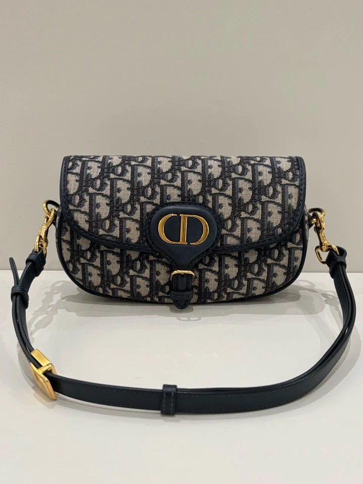 Dior Bobby Monogram Canvas Shoulder Bag For Women