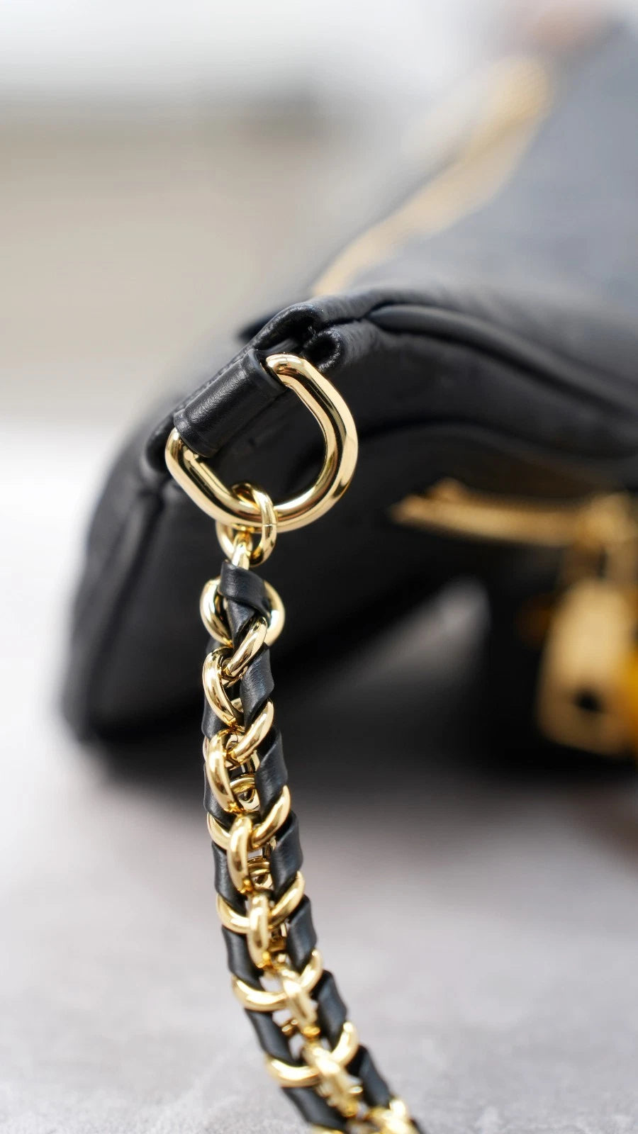 Louis Vuitton High Rise PM Bumbag Monogram Empreinte Black Excellent