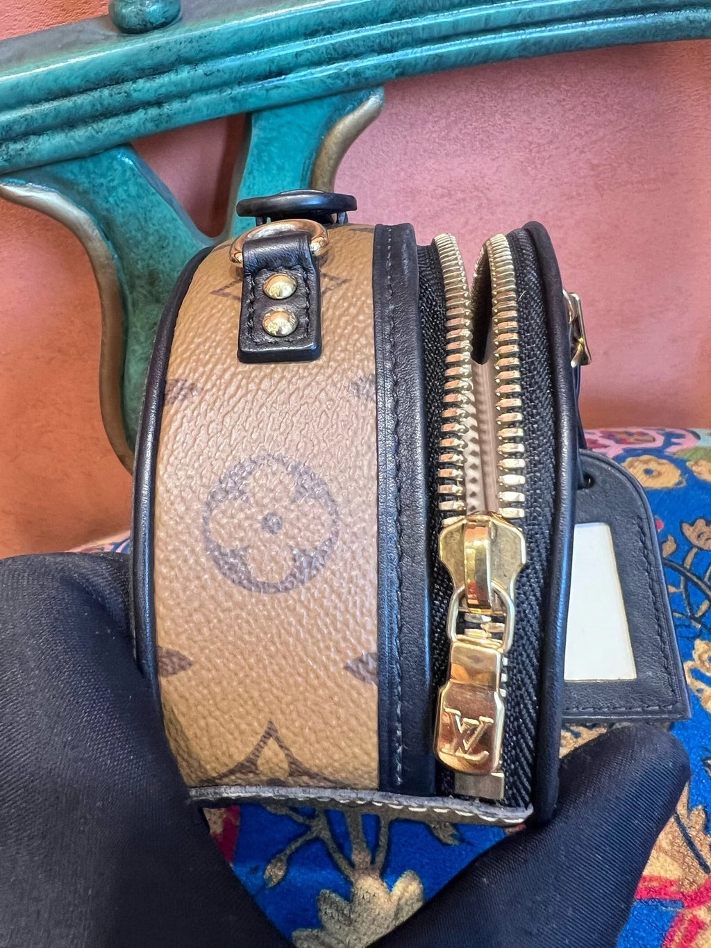 Louis Vuitton Mini Color-block Hard Round Crossbody Bag For Women