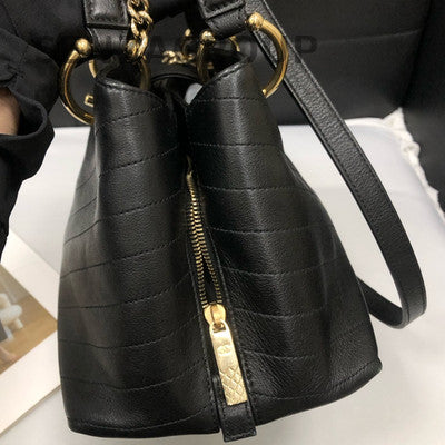 Chanel Black Gold Classic Women's Shoulder Handbag - Timeless Fashion