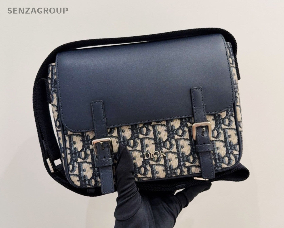 Christian Dior Oblique Monogram Embroidery Canvas Shoulder bag Crossbody