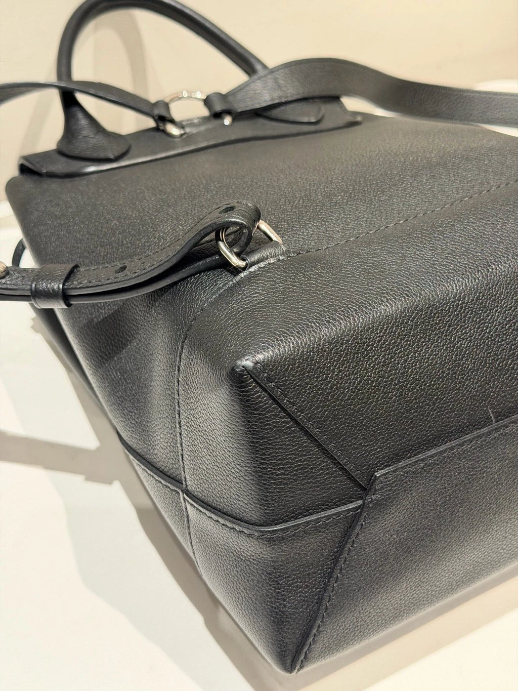 Louis Vuitton Lock Me Backpack Black Silver Unisex Adults Classic