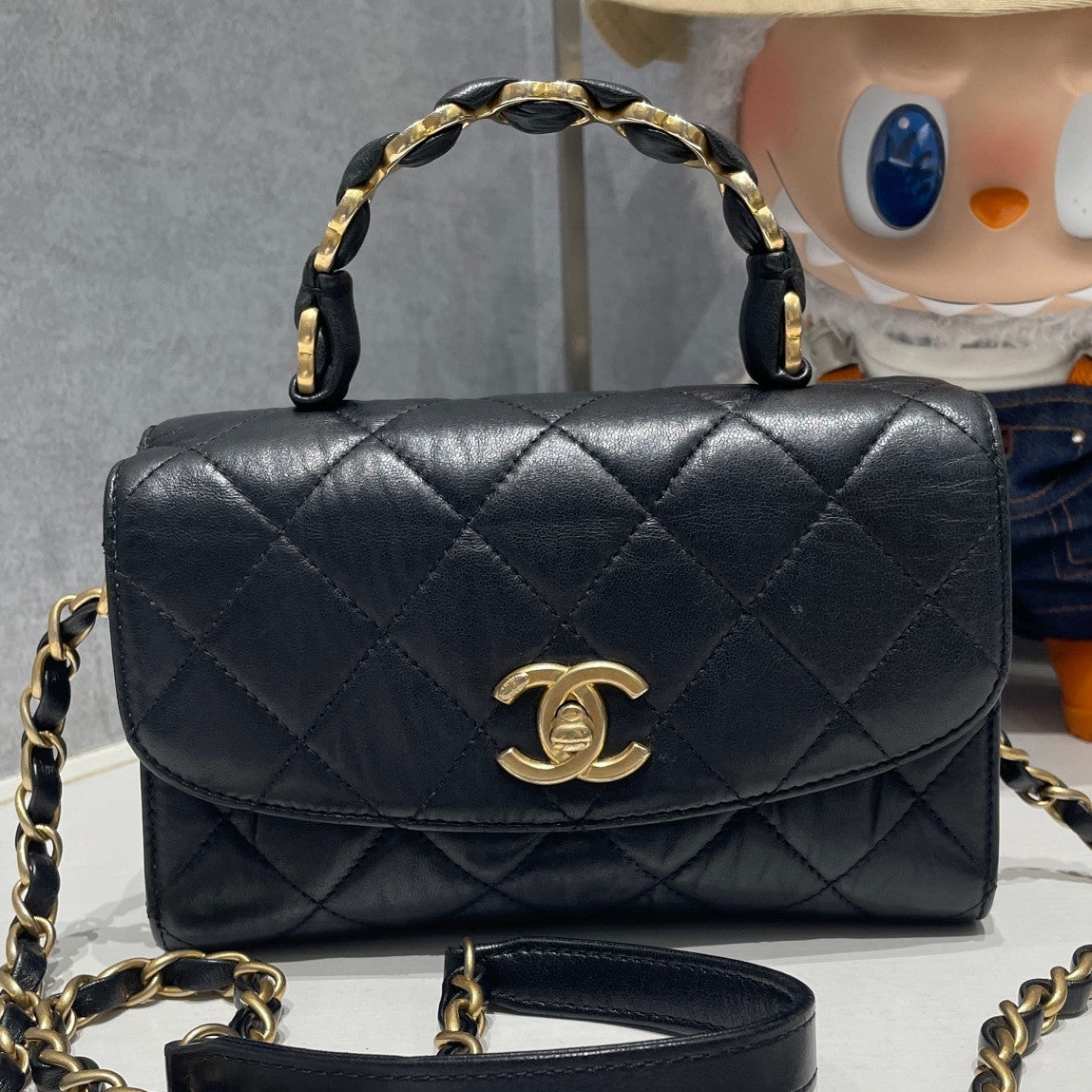 Chanel 21S Quilted Chain Shoulder Crossbody Bag - Classic Women's Fashion