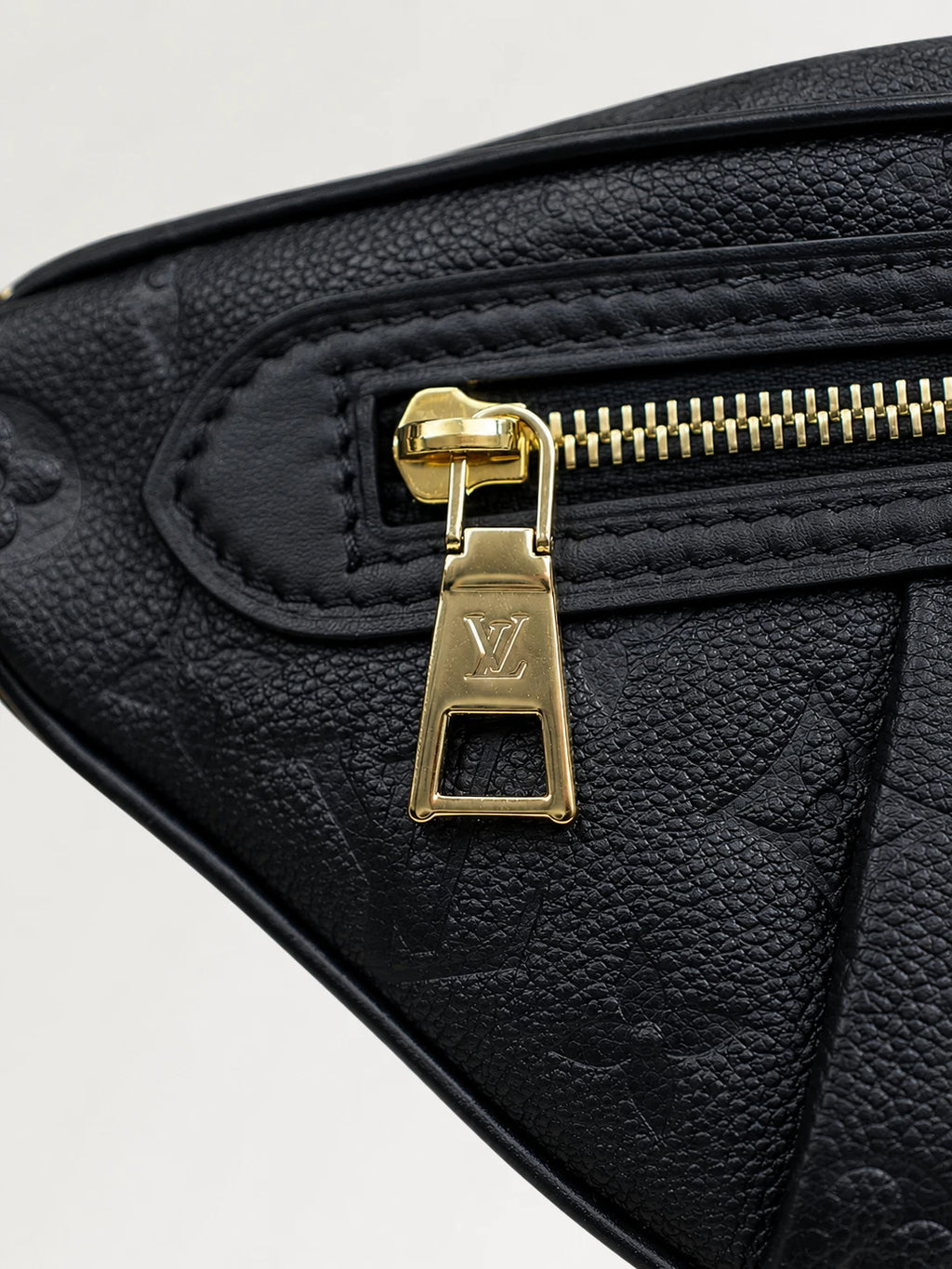 Louis Vuitton High Rise PM Bumbag Monogram Empreinte Black Excellent