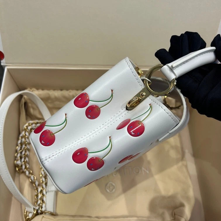 Louis Vuitton Capucines x Takashi Murakami Cherry Crossbody Handbag
