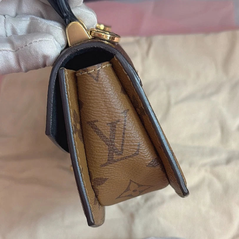Louis Vuitton Tillsit Mini Monogram Canvas Handbag Crossbody Chip Version