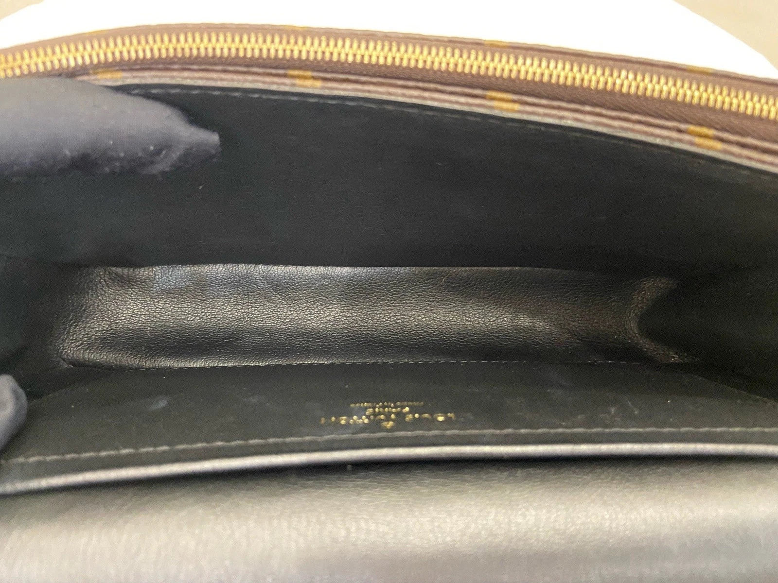 Louis Vuitton Marceau Chain Shoulder Bag Crossbody Brown Gold Women Classic