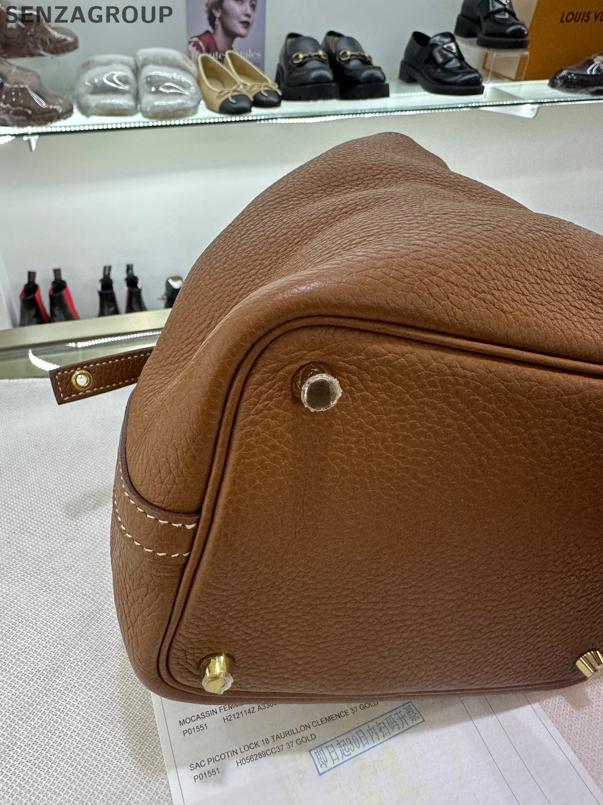 Hermès Picotin 18 Bag Brown Gold Hardware TC Leather Tote Shoulder Bag