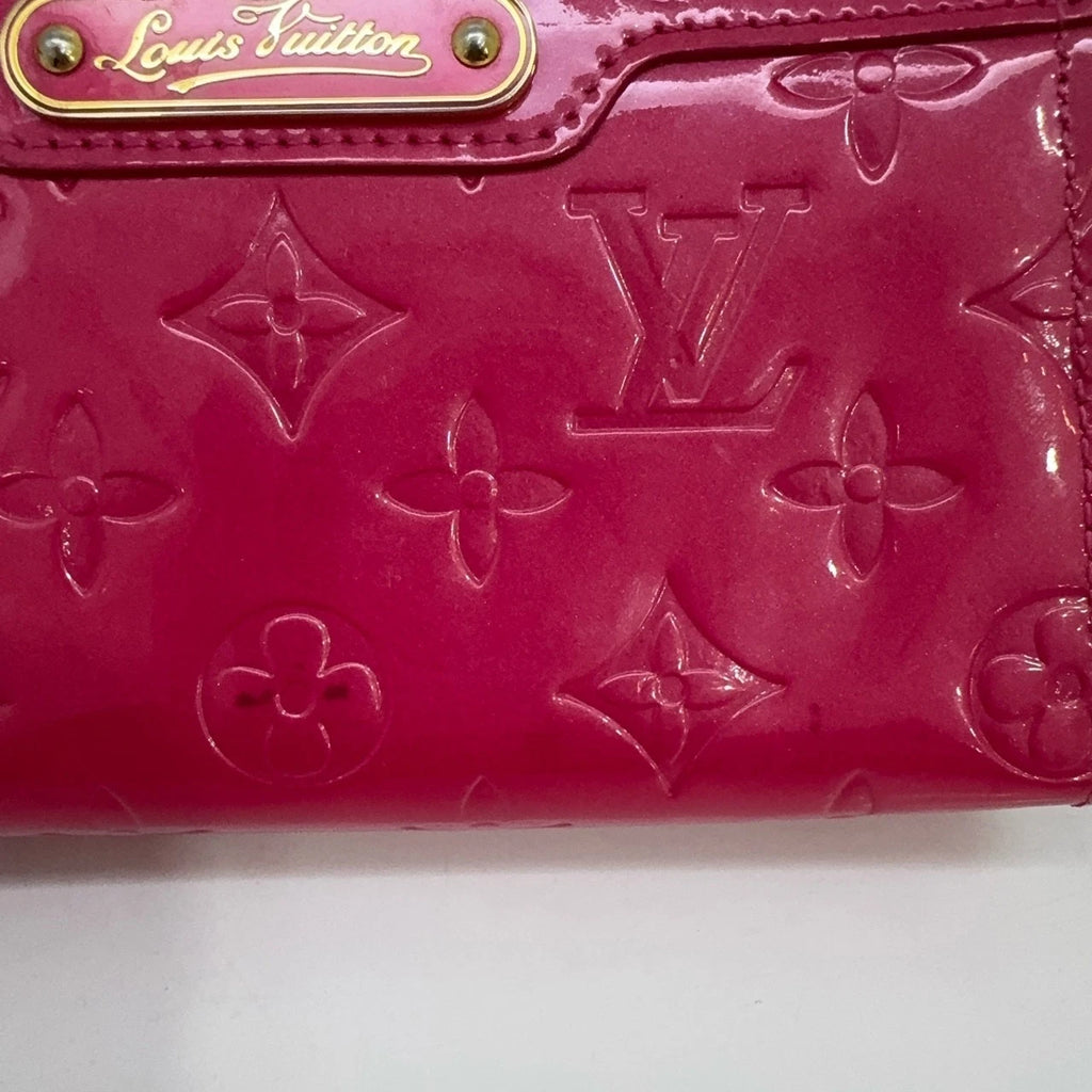 Louis Vuitton Pink Patent Leather Mini Clutch Box Bag For Women